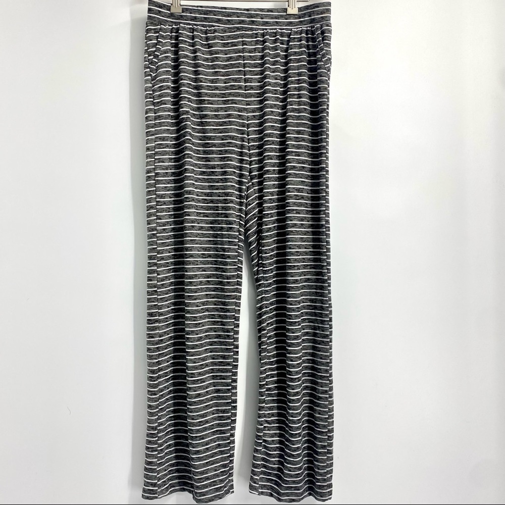 Tahari soft striped pajama lounge pants L
